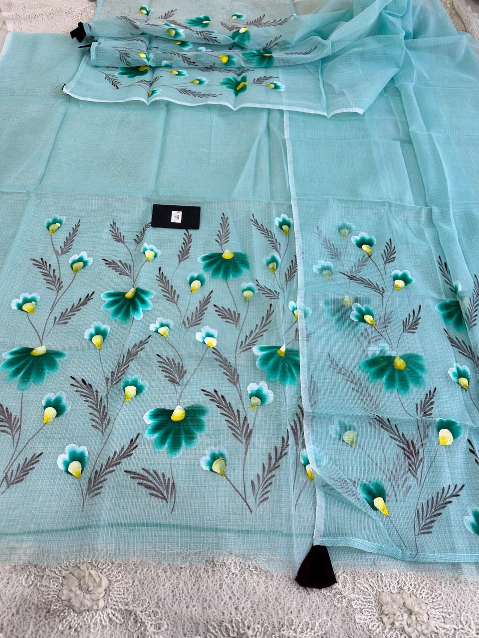 Handpainted Kota Cotton Doria Top N Dupatta (Suit)