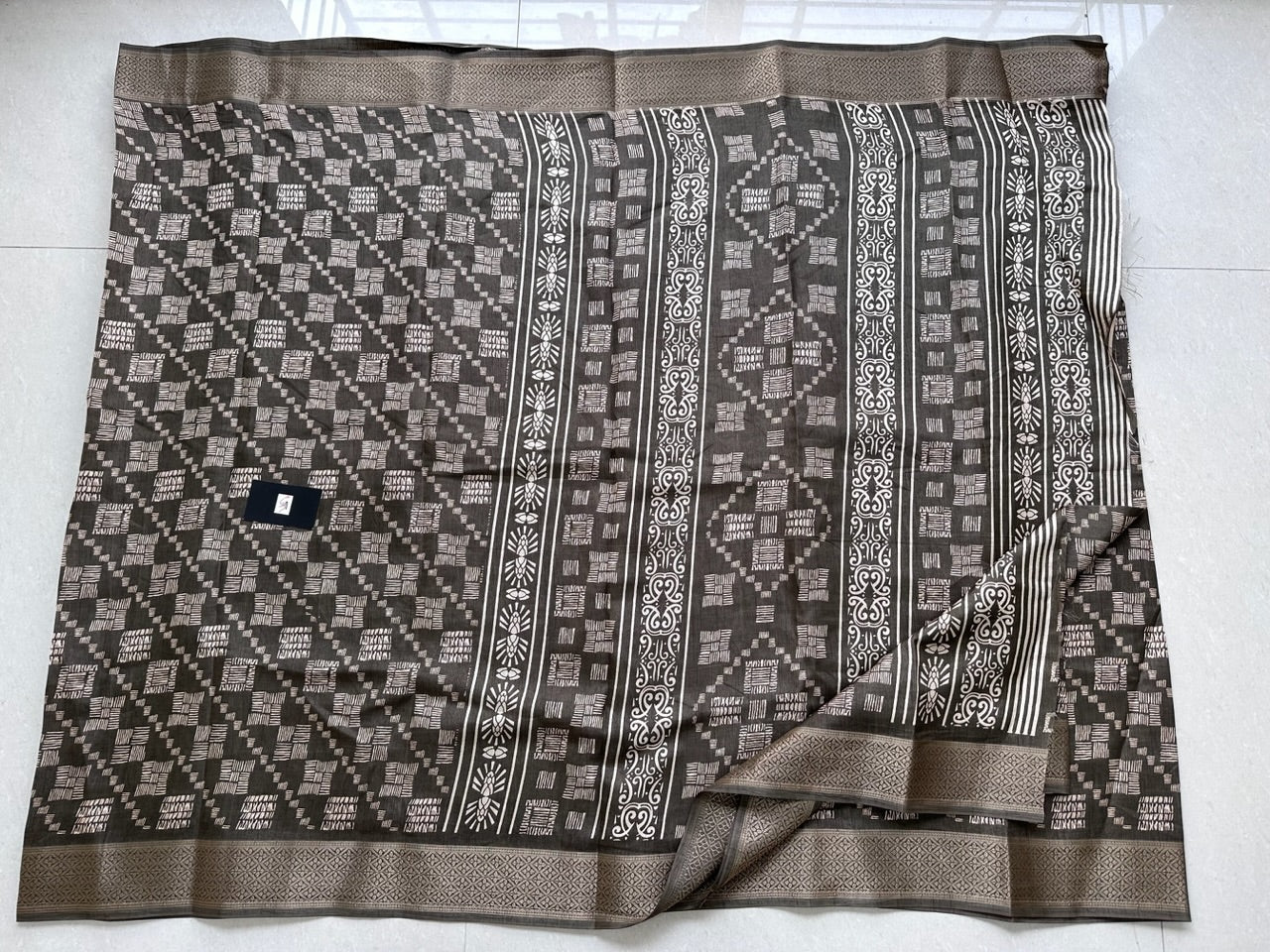 Printed Semi Dola Silk Saree