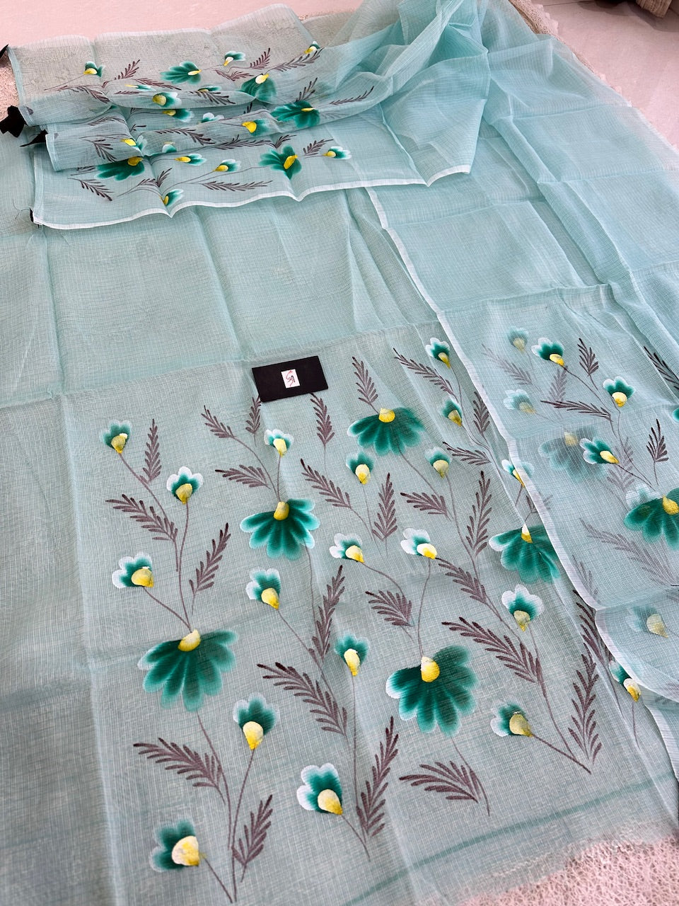 Handpainted Kota Cotton Doria Top N Dupatta (Suit)