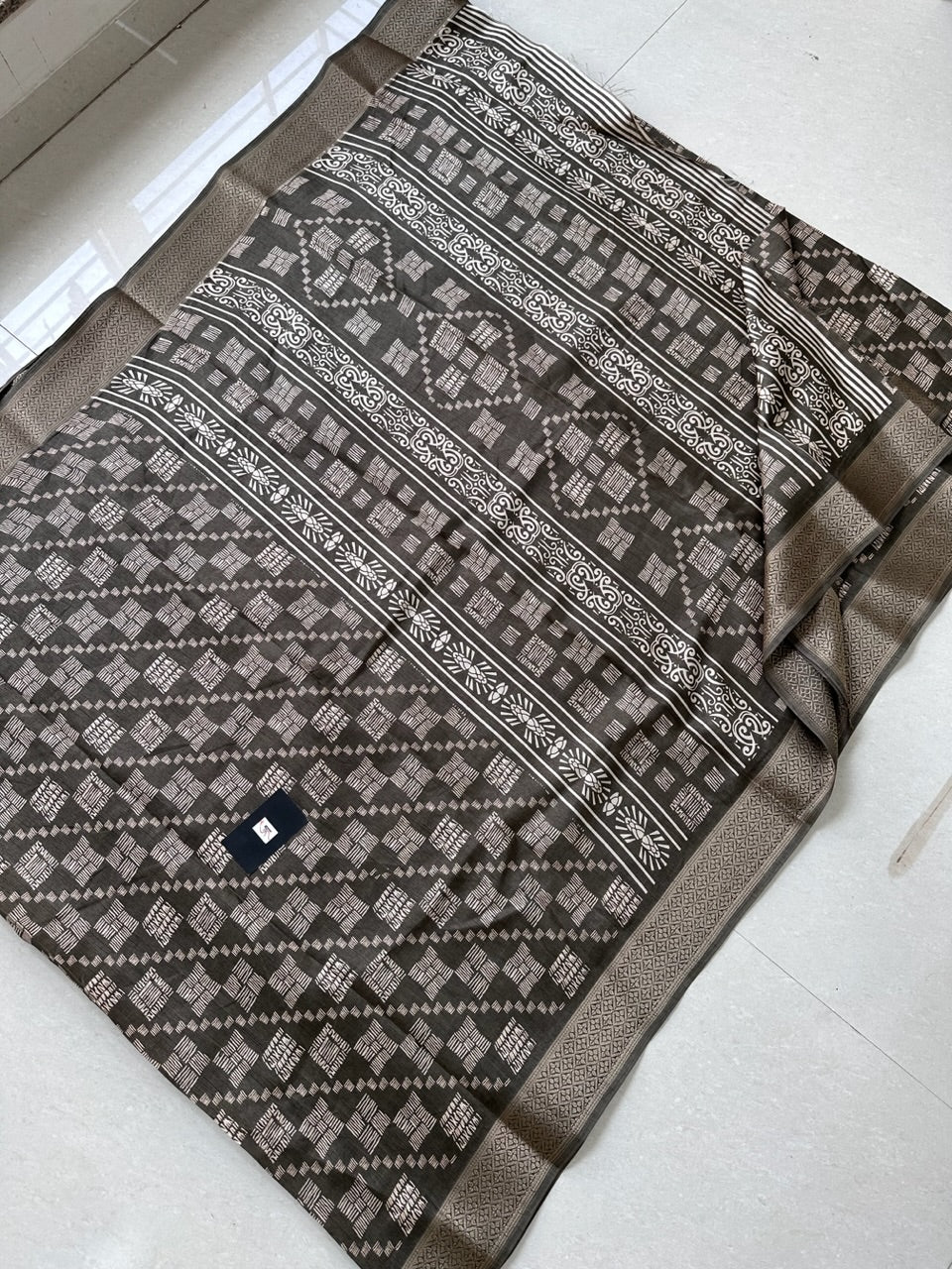 Printed Semi Dola Silk Saree