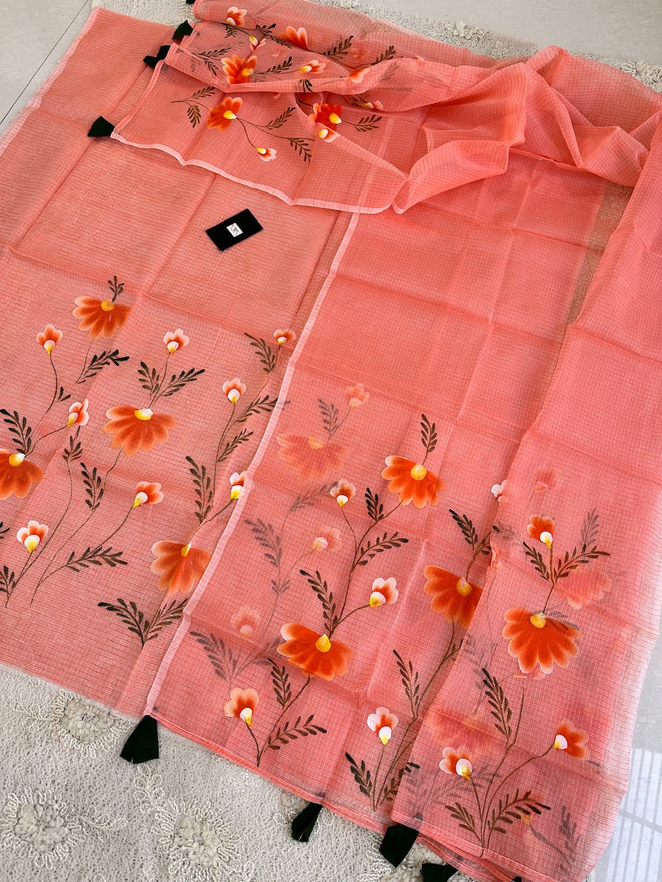 Handpainted Kota Cotton Doria Top N Dupatta (Suit)