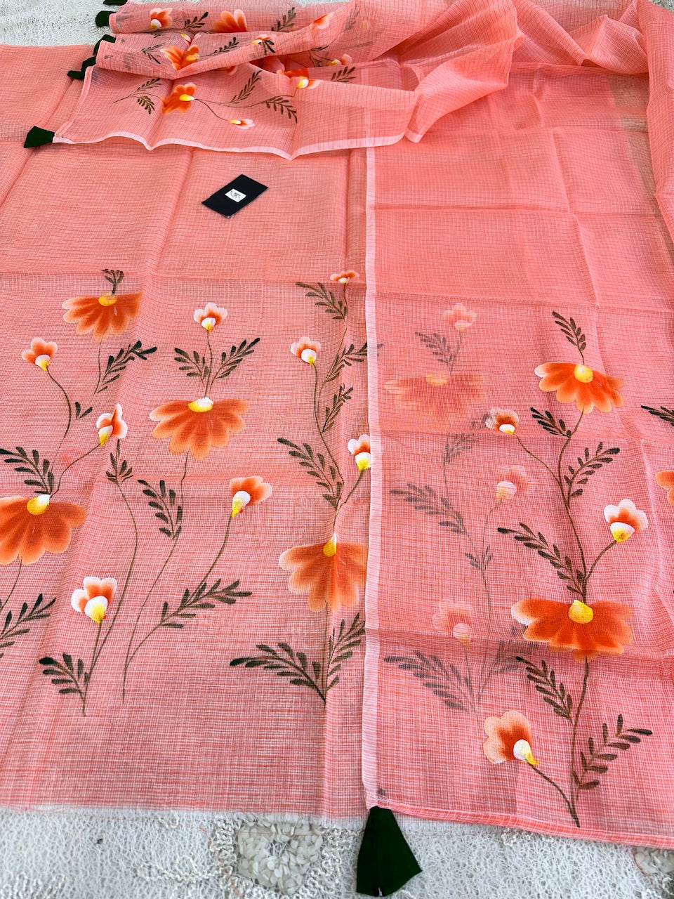 Handpainted Kota Cotton Doria Top N Dupatta (Suit)