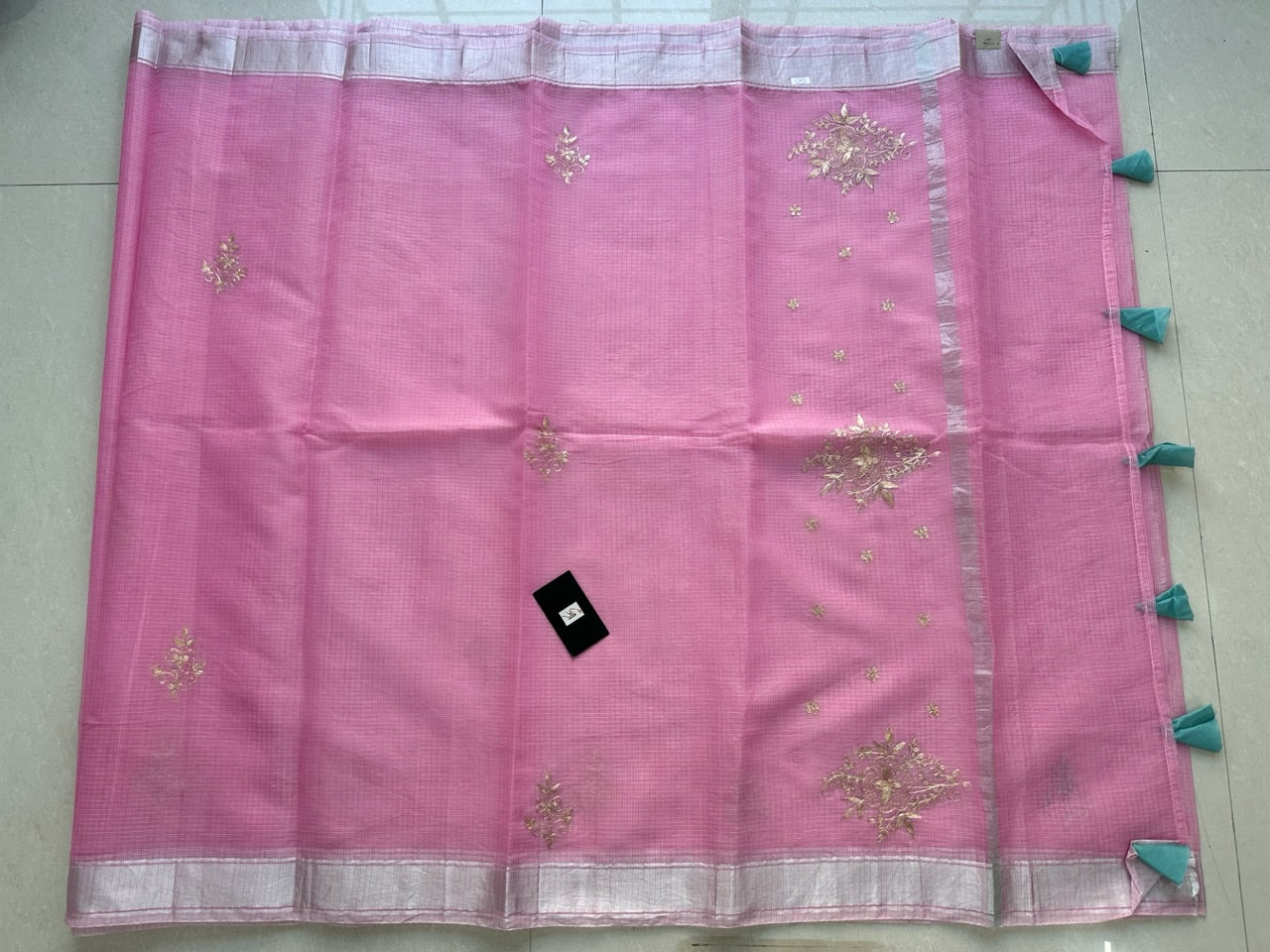 Kota Cotton Doria Saree with Pita work