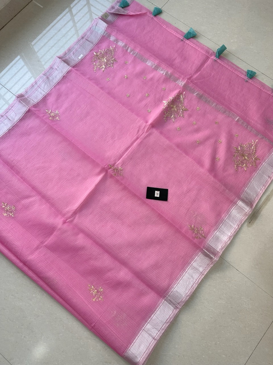 Kota Cotton Doria Saree with Pita work