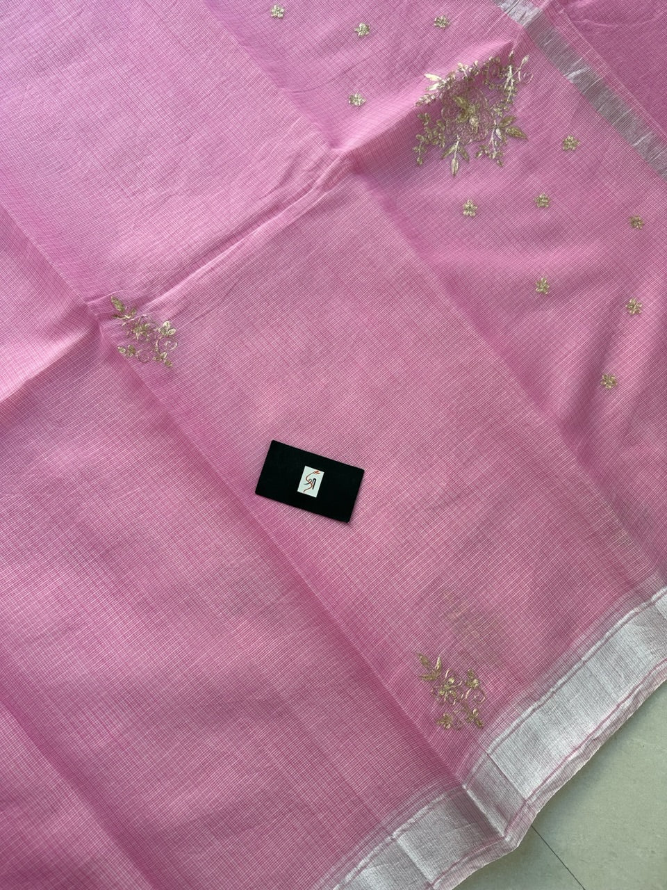 Kota Cotton Doria Saree with Pita work