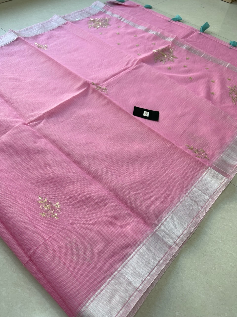 Kota Cotton Doria Saree with Pita work