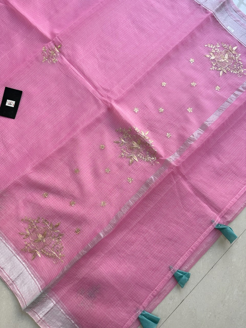 Kota Cotton Doria Saree with Pita work