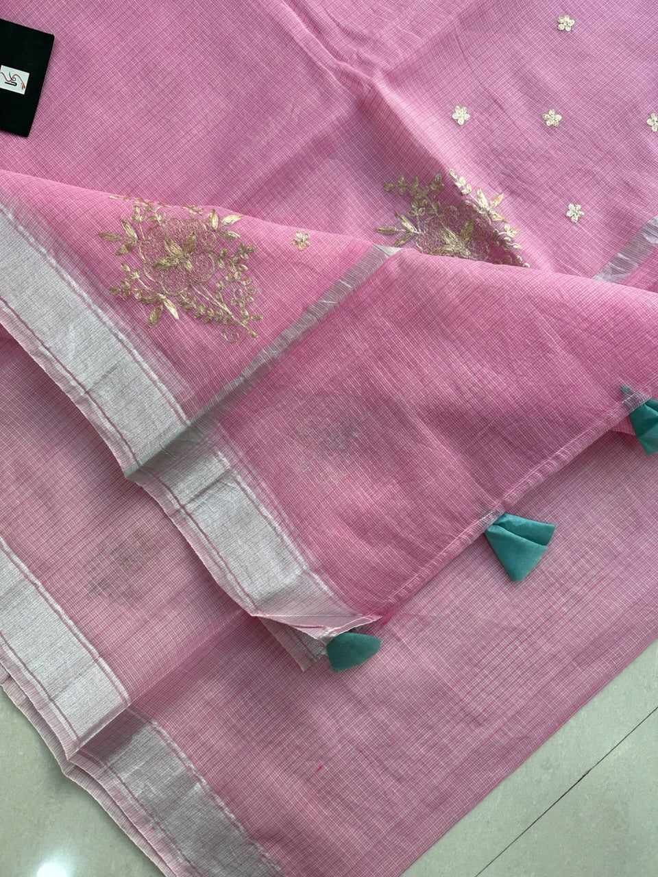 Kota Cotton Doria Saree with Pita work