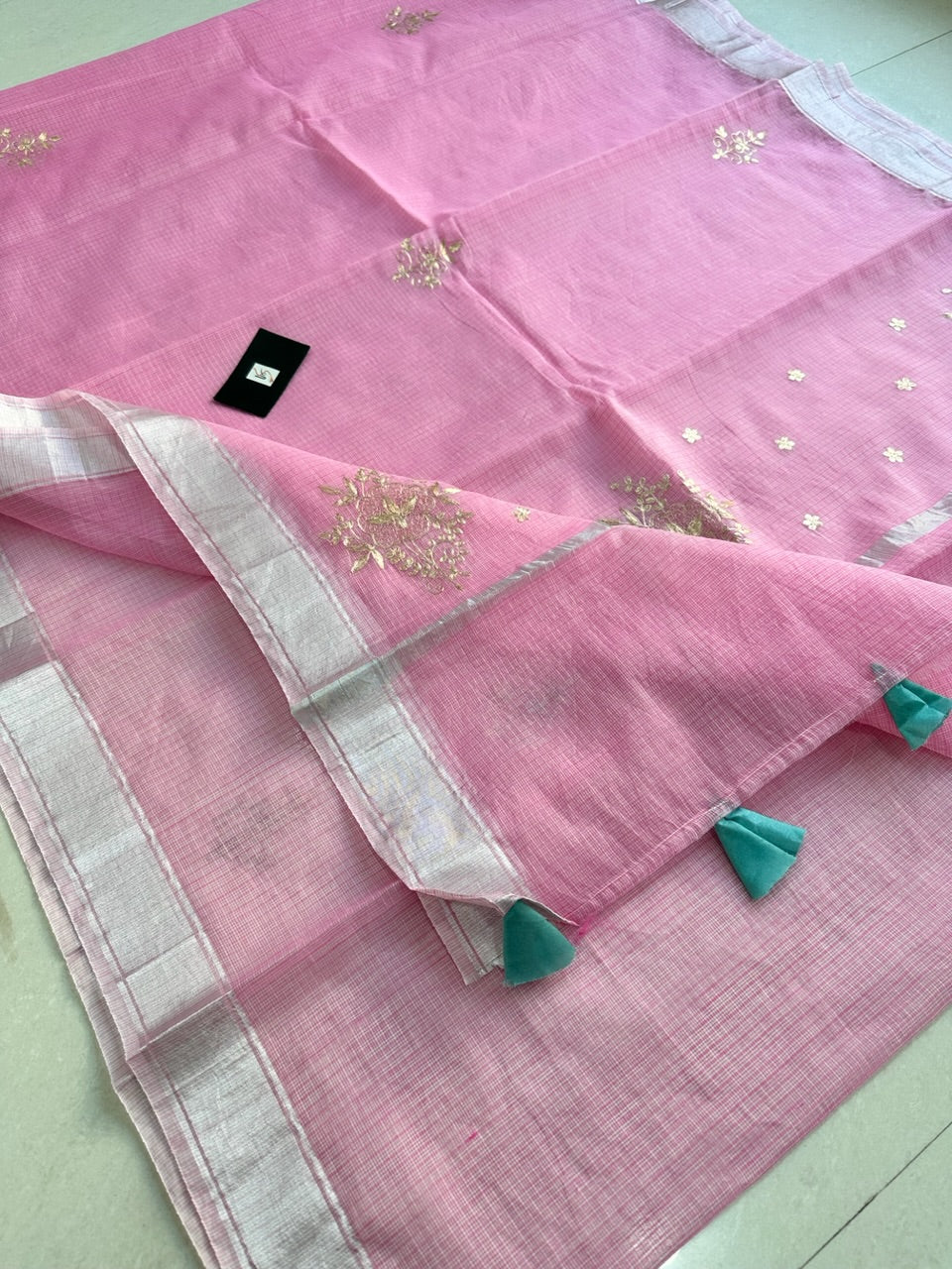 Kota Cotton Doria Saree with Pita work