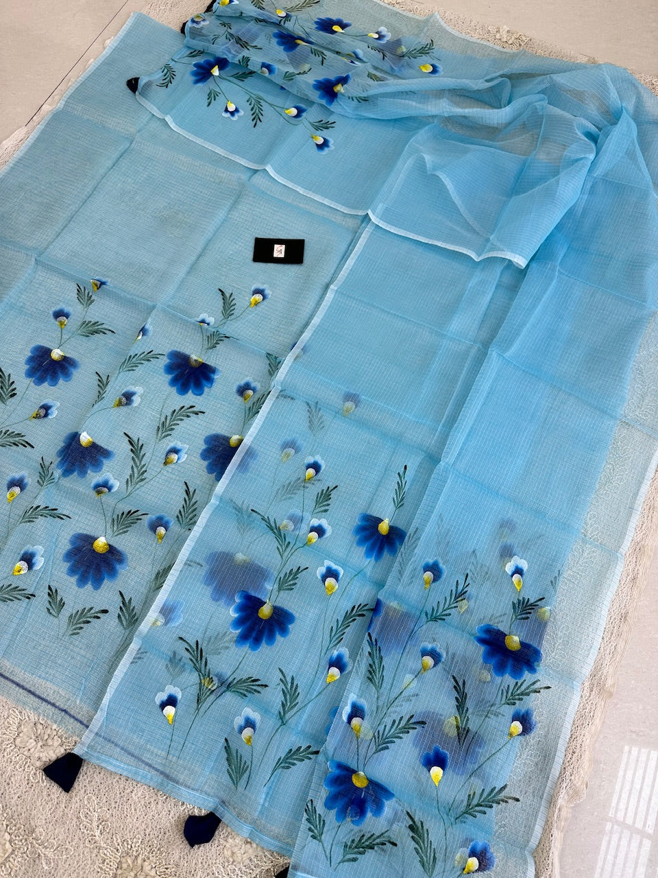 Handpainted Kota Cotton Doria Top N Dupatta (Suit)