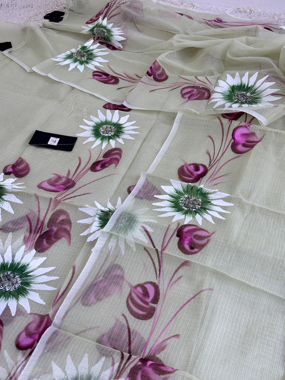 Handpainted Kota Cotton Doria Top N Dupatta (Suit)