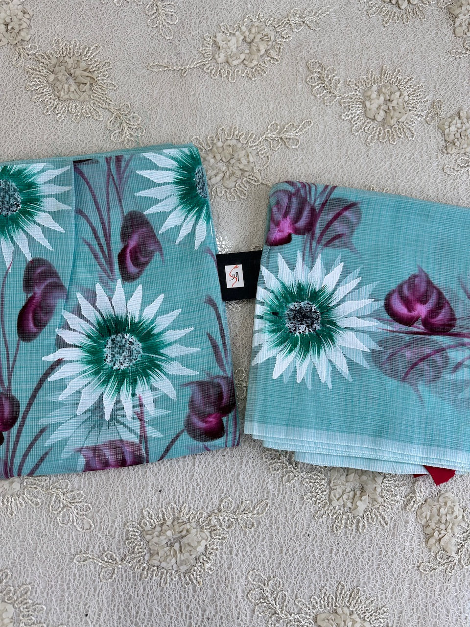 Handpainted Kota Cotton Doria Top N Dupatta (Suit)