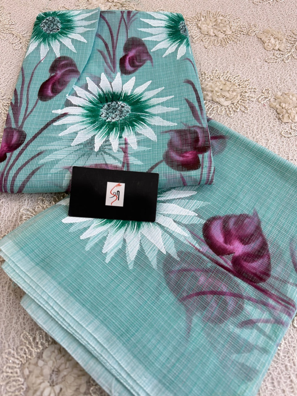 Handpainted Kota Cotton Doria Top N Dupatta (Suit)