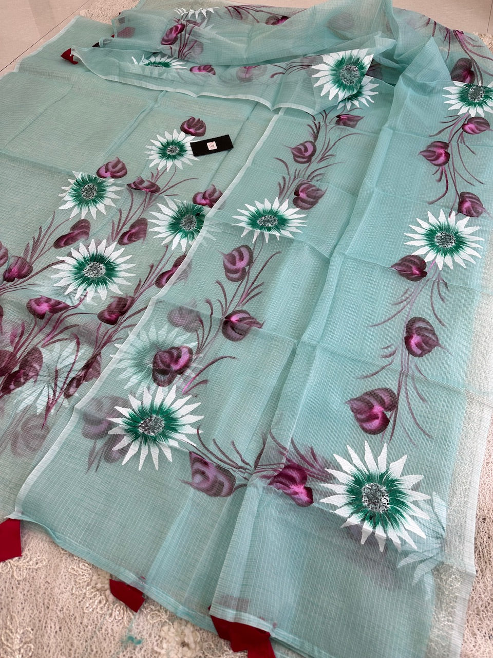 Handpainted Kota Cotton Doria Top N Dupatta (Suit)