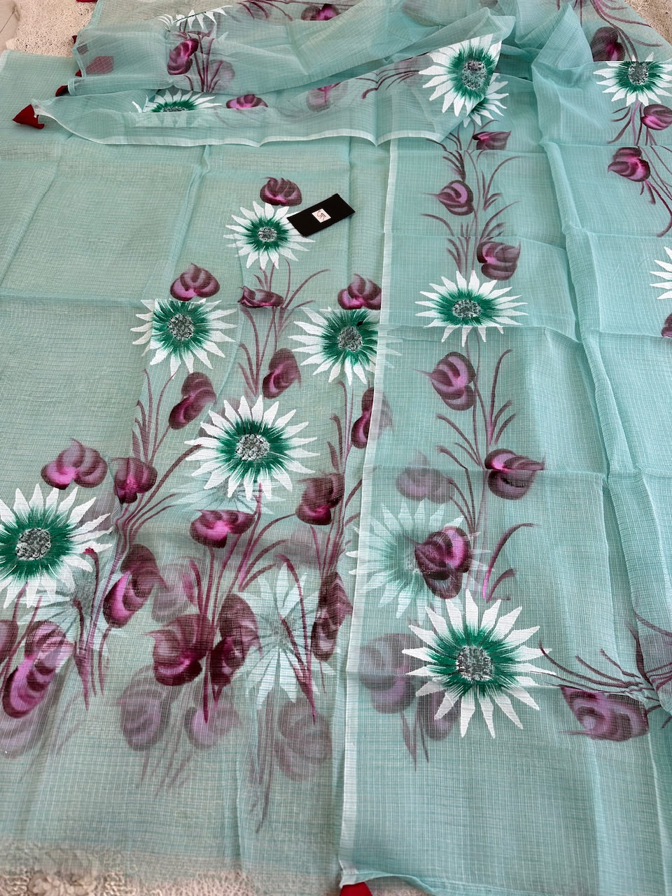 Handpainted Kota Cotton Doria Top N Dupatta (Suit)