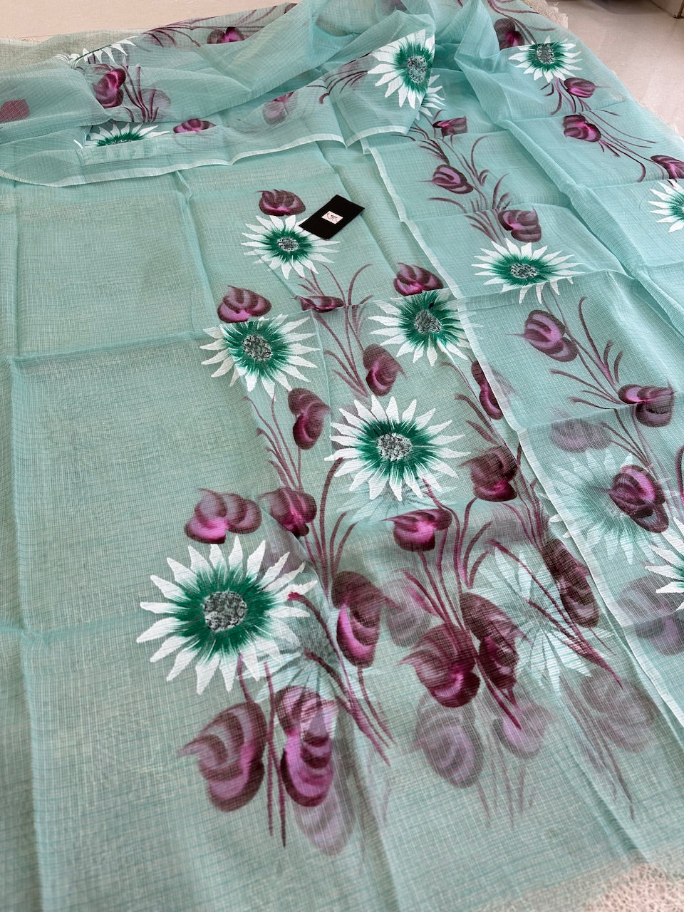 Handpainted Kota Cotton Doria Top N Dupatta (Suit)