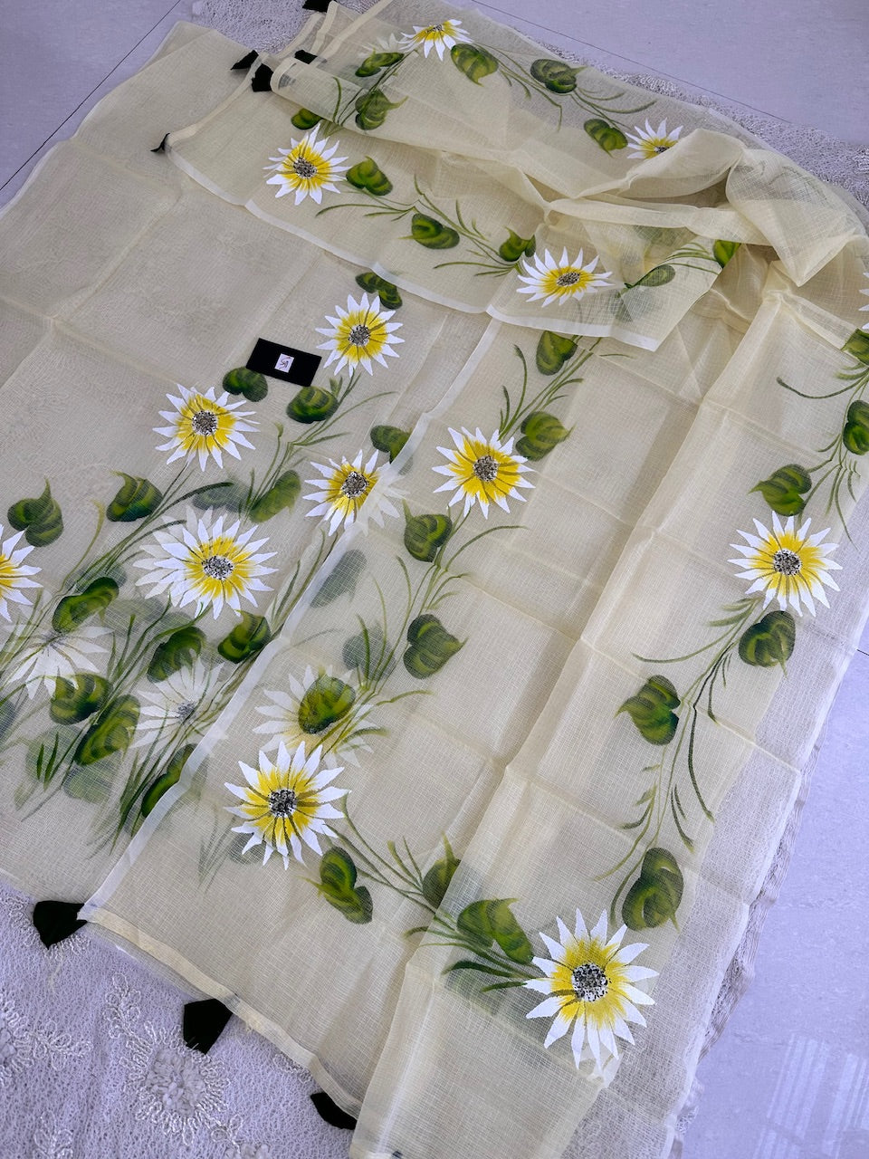 Handpainted Kota Cotton Doria Top N Dupatta (Suit)