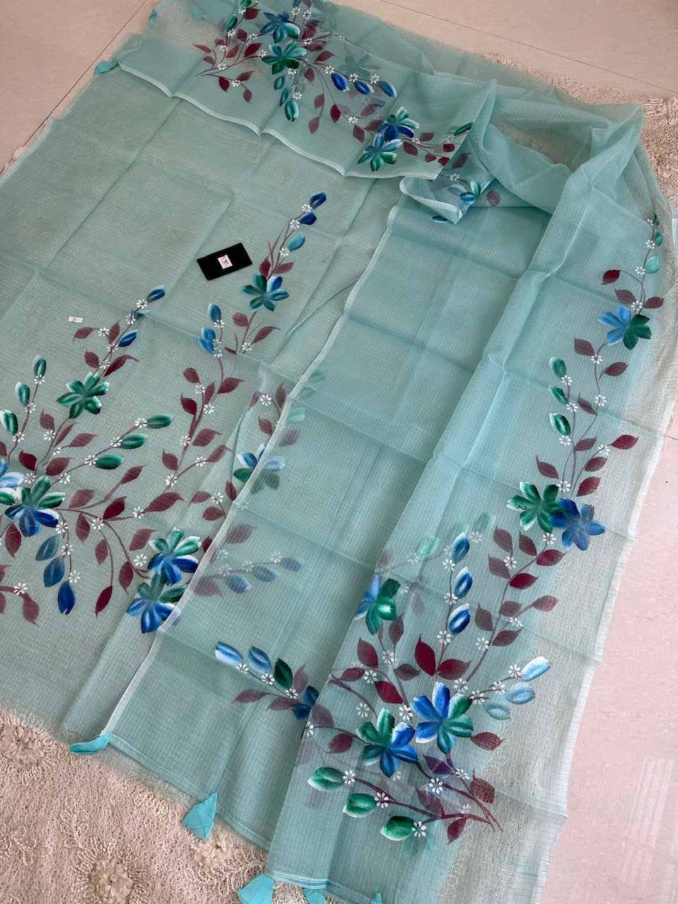 Handpainted Kota Cotton Doria Top N Dupatta (Suit)