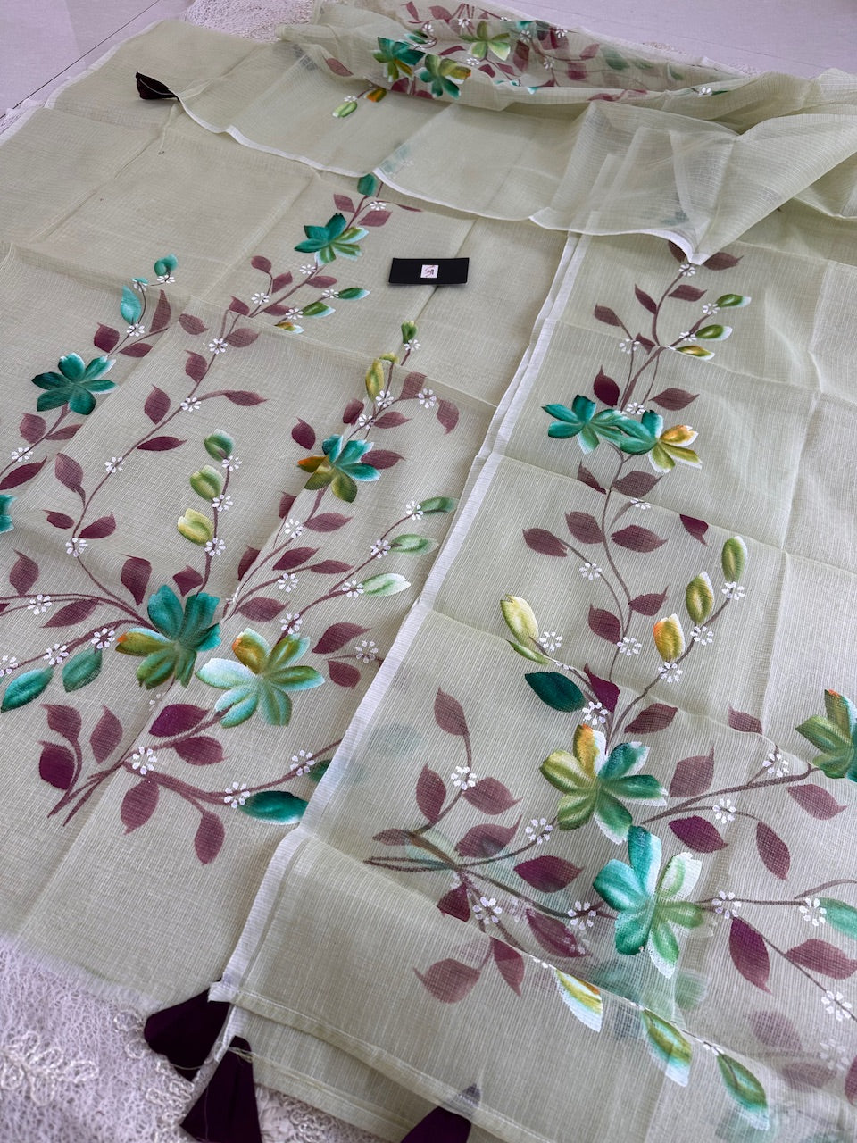 Handpainted Kota Cotton Doria Top N Dupatta (Suit)