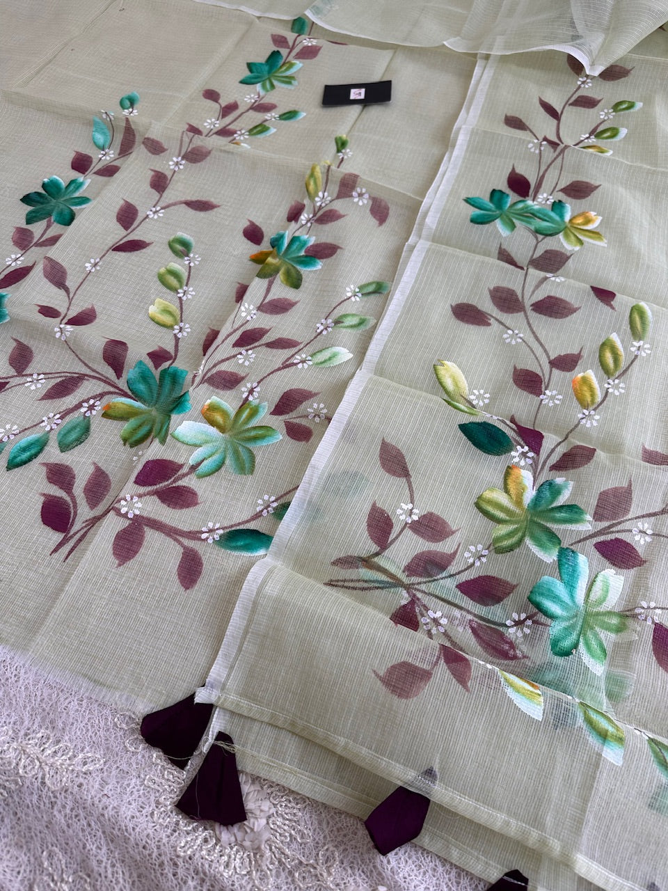 Handpainted Kota Cotton Doria Top N Dupatta (Suit)