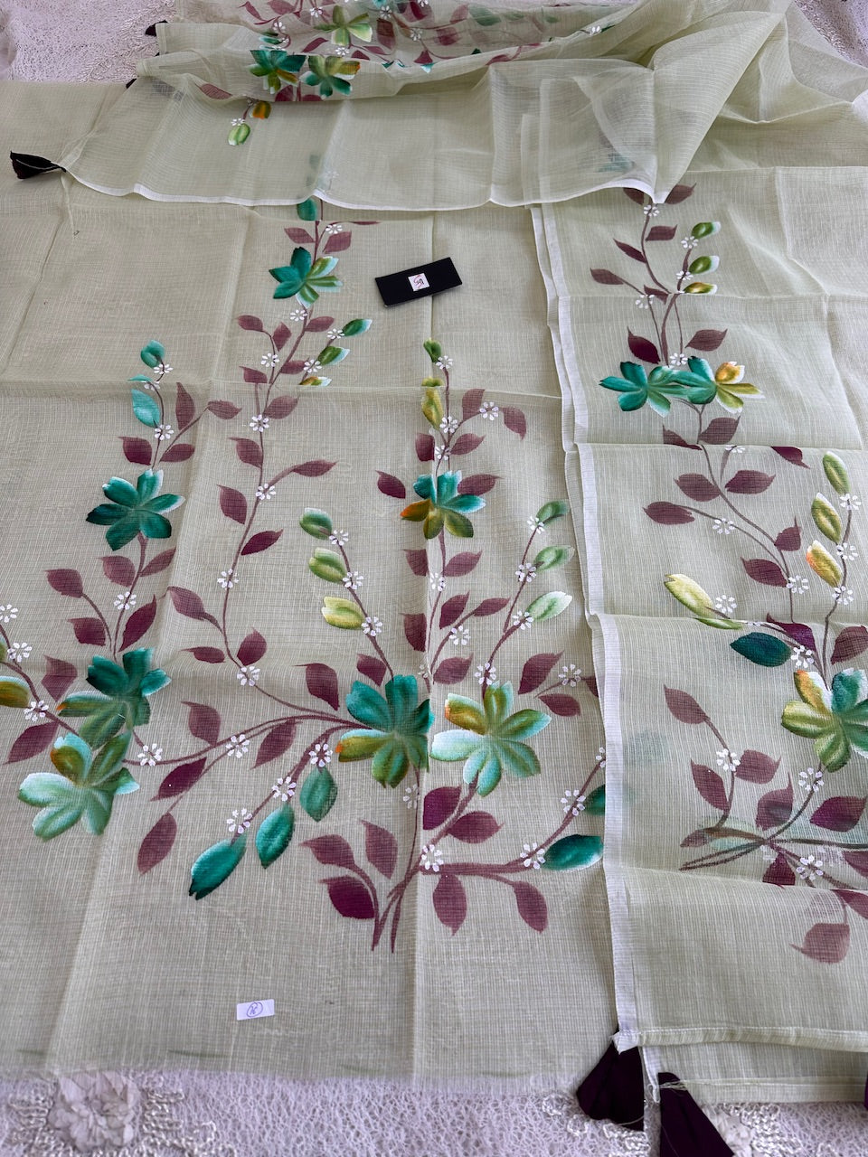 Handpainted Kota Cotton Doria Top N Dupatta (Suit)