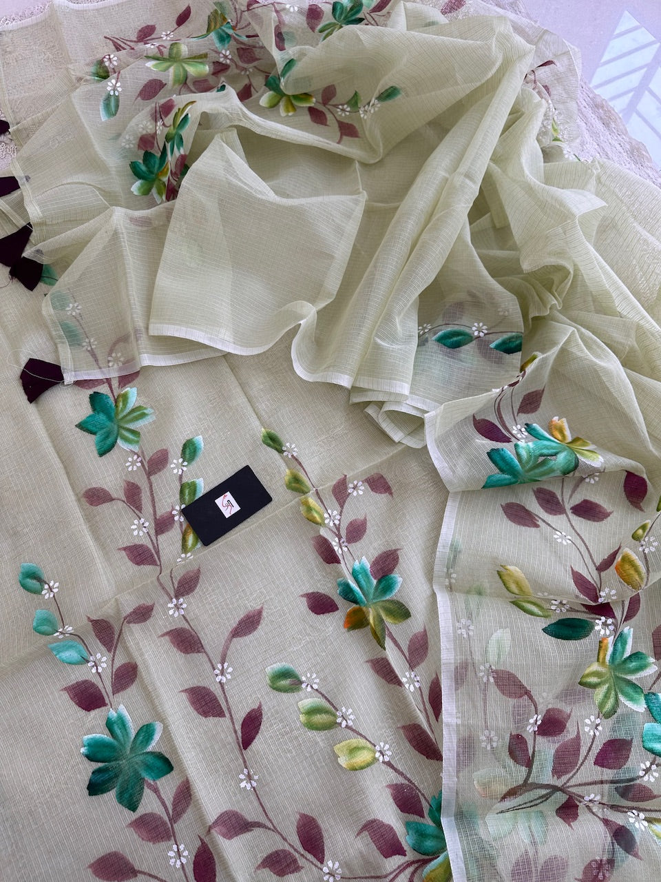 Handpainted Kota Cotton Doria Top N Dupatta (Suit)