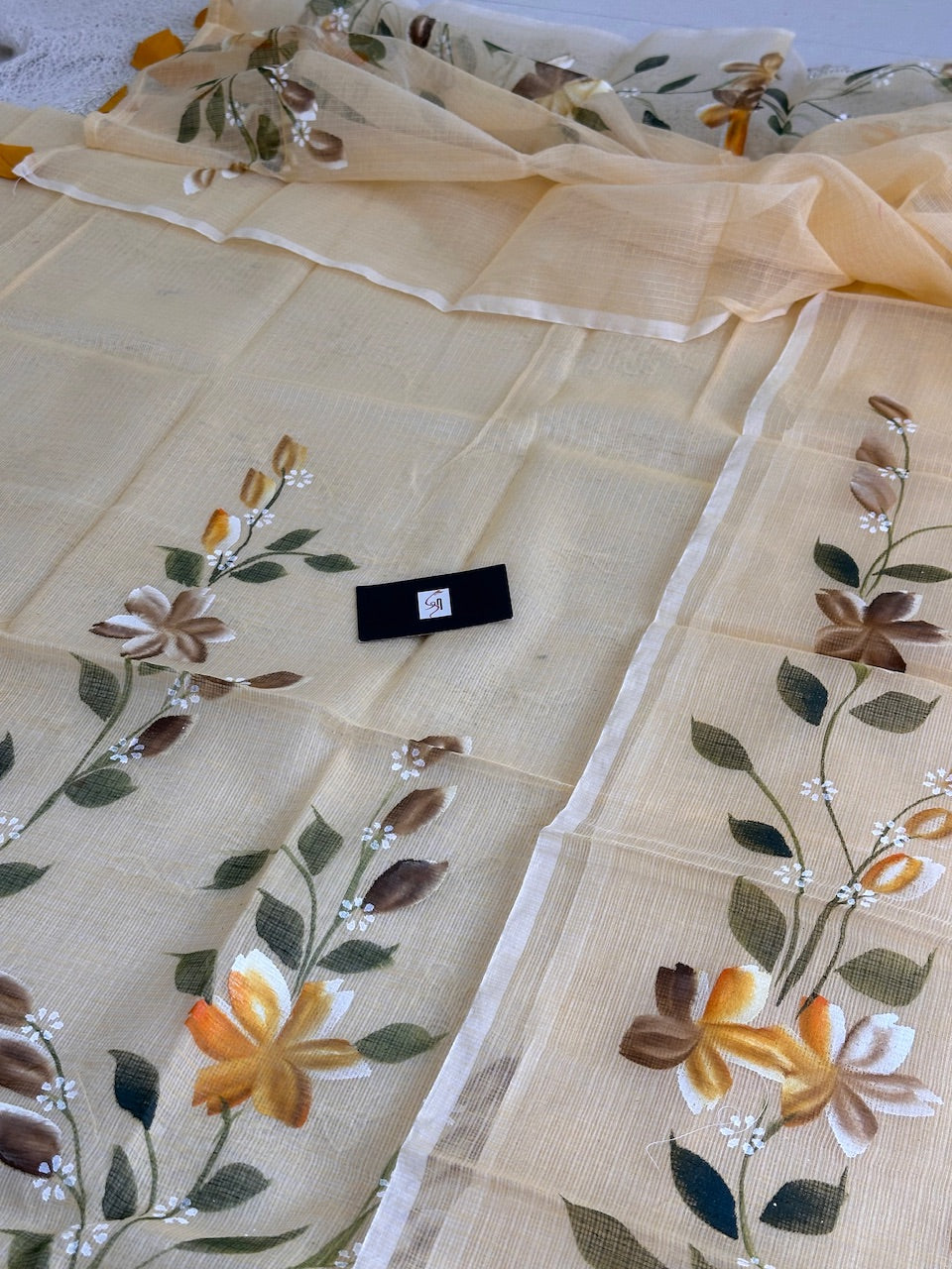 Handpainted Kota Cotton Doria Top N Dupatta (Suit)