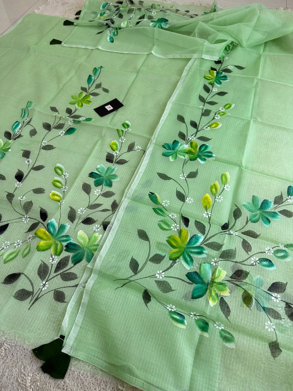 Handpainted Kota Cotton Doria Top N Dupatta (Suit)