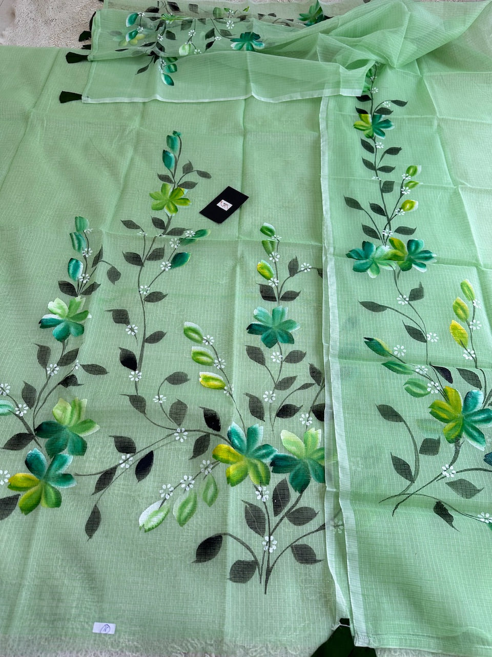 Handpainted Kota Cotton Doria Top N Dupatta (Suit)