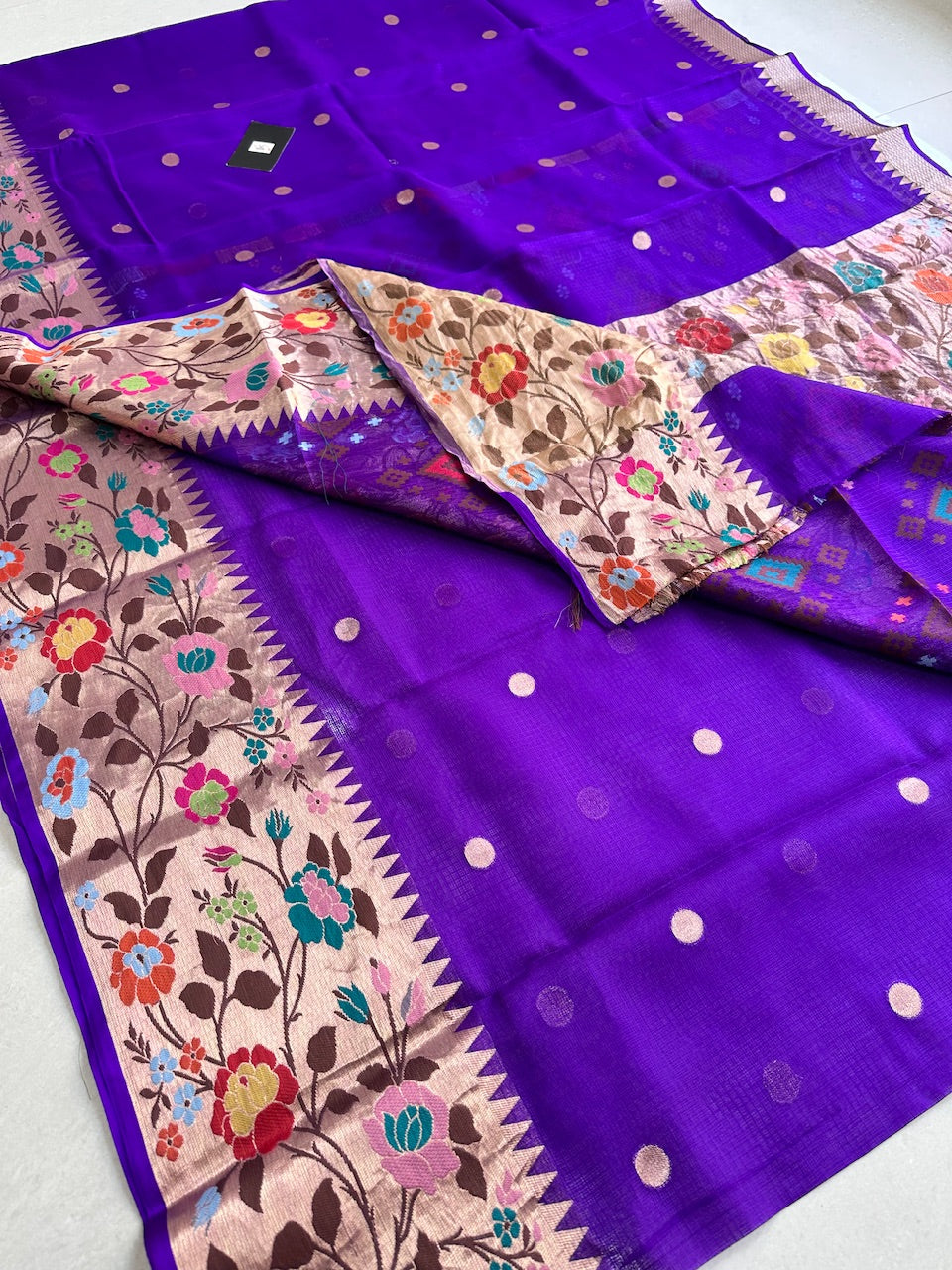 Pure Weaved Kota Silk Saree