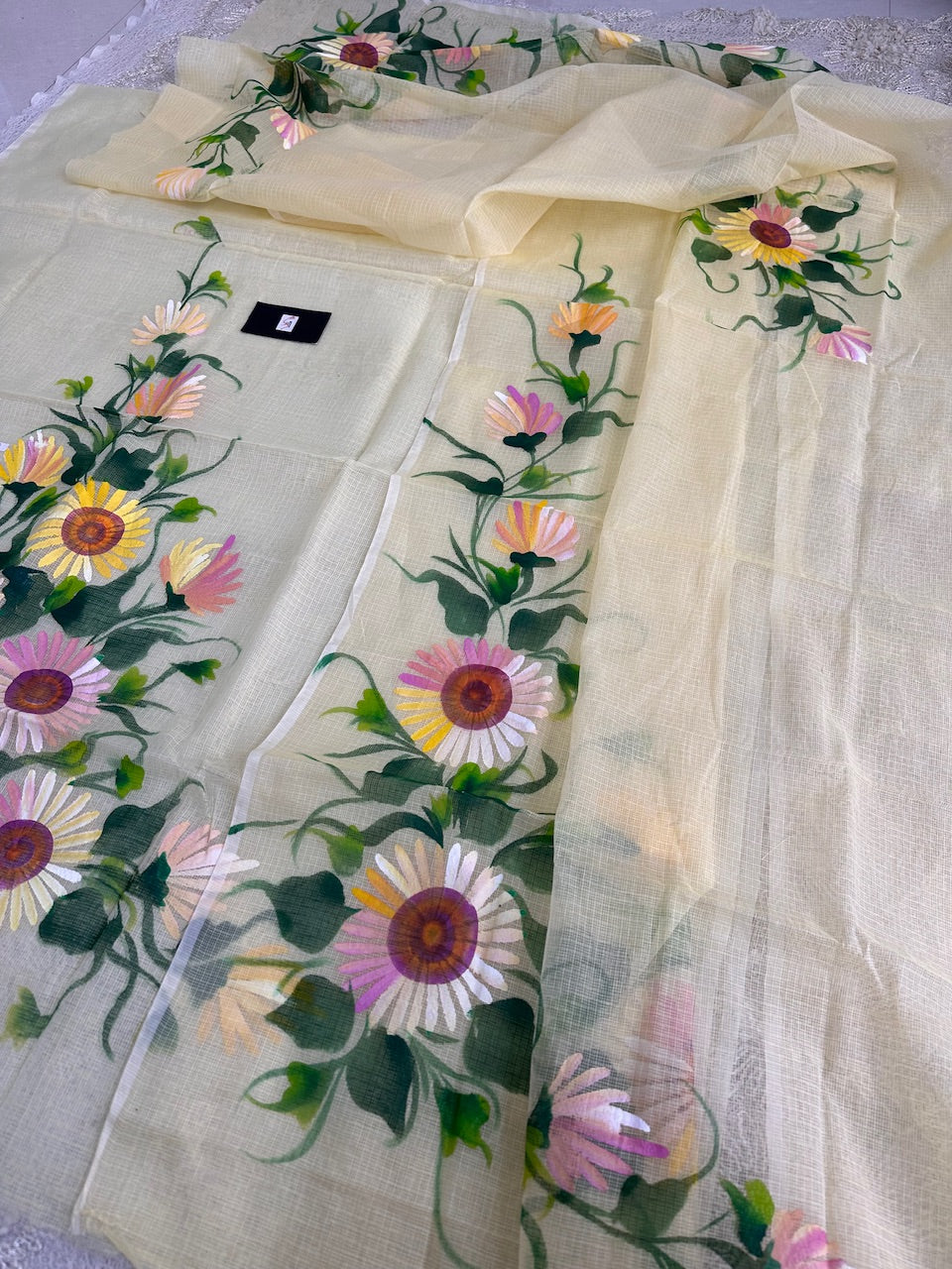 Handpainted Kota Cotton Doria Top N Dupatta (Suit)