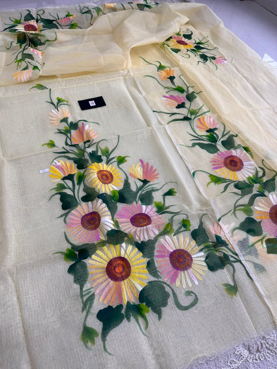 Handpainted Kota Cotton Doria Top N Dupatta (Suit)