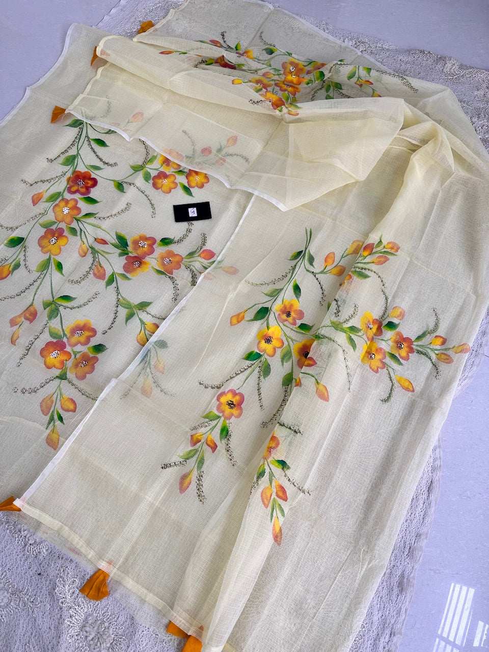 Handpainted Kota Cotton Doria Top N Dupatta (Suit)