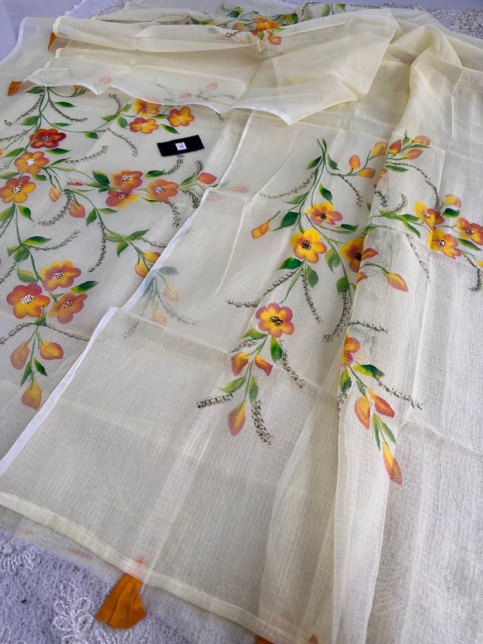 Handpainted Kota Cotton Doria Top N Dupatta (Suit)