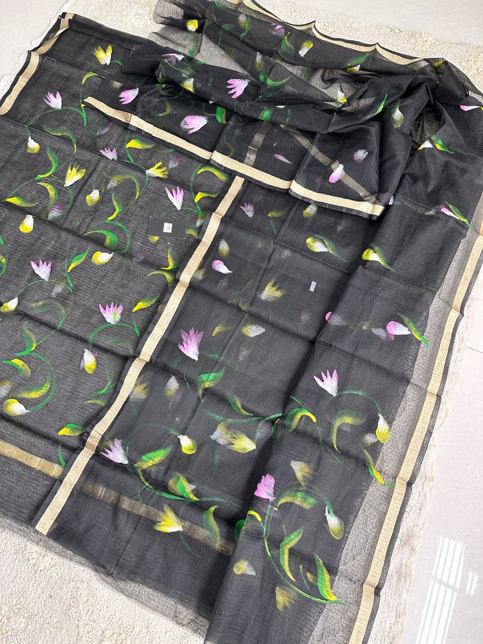 Handpainted Kota Cotton Doria Top N Dupatta (Suit)