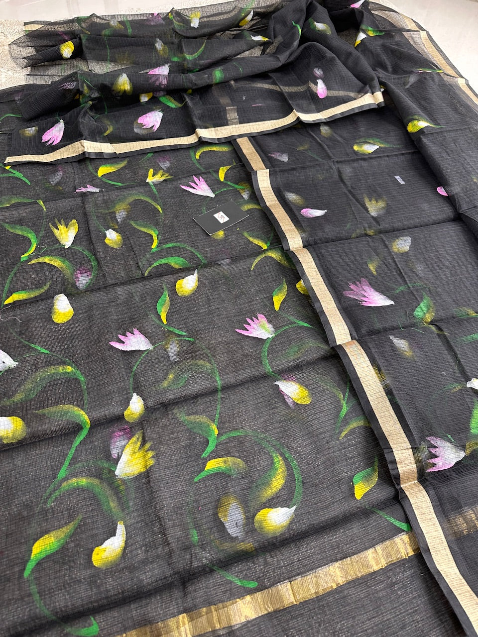 Handpainted Kota Cotton Doria Top N Dupatta (Suit)