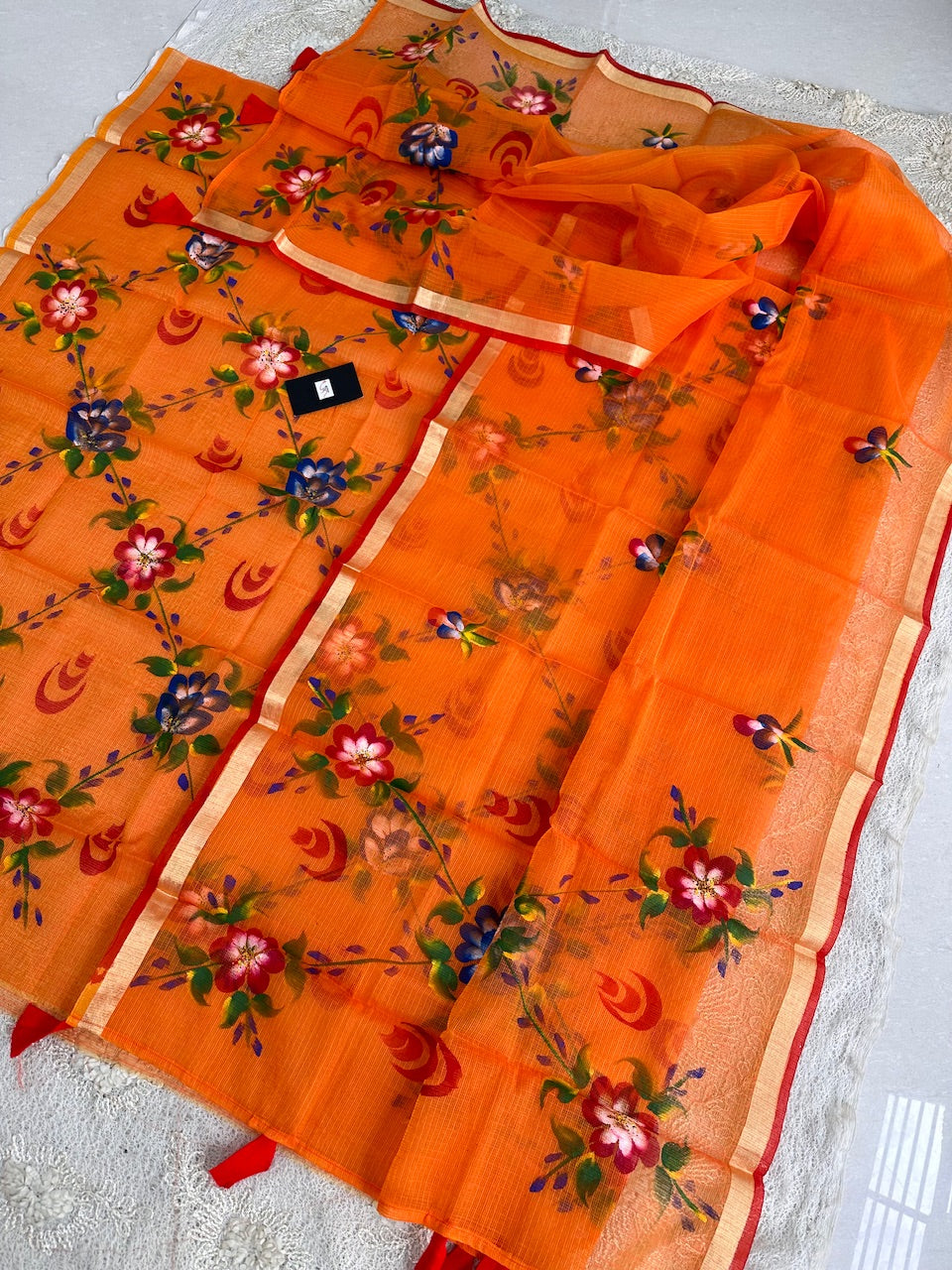 Handpainted Kota Cotton Doria Top N Dupatta (Suit)