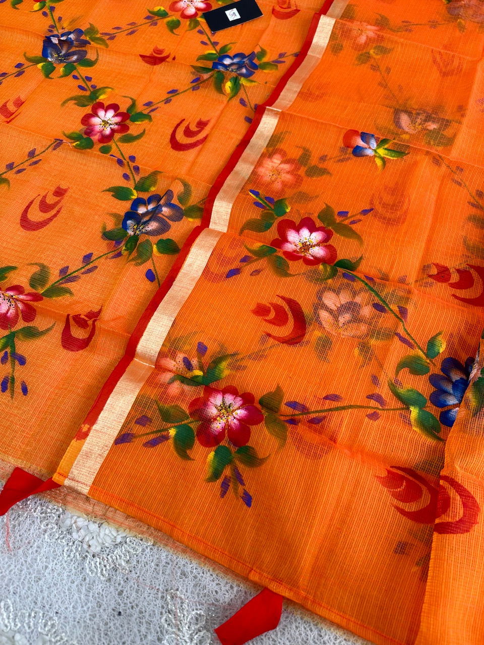 Handpainted Kota Cotton Doria Top N Dupatta (Suit)