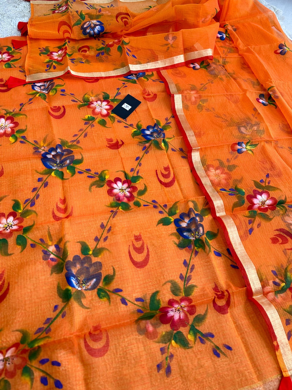 Handpainted Kota Cotton Doria Top N Dupatta (Suit)