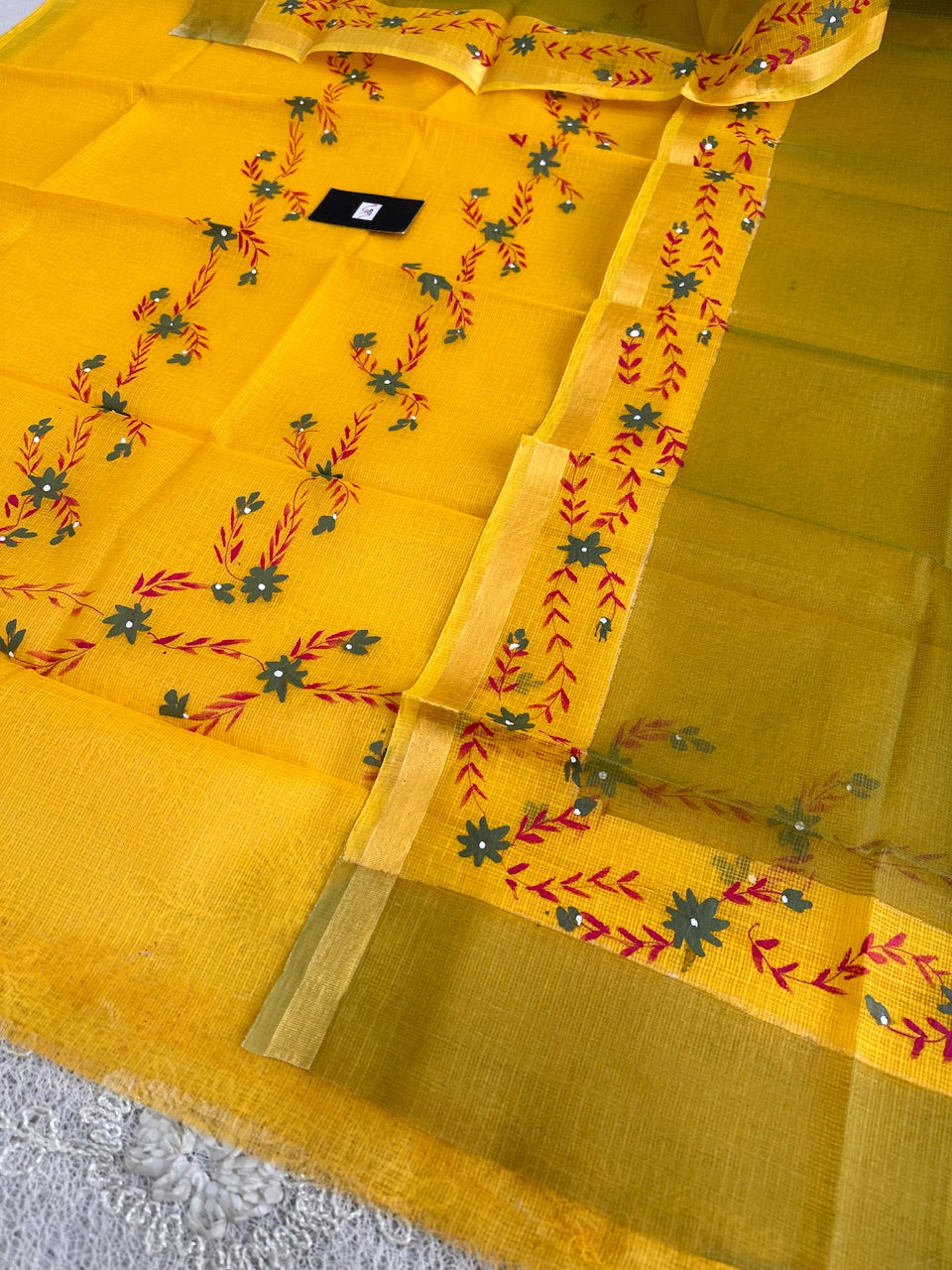 Pure Handpainted Kota Cotton Doria Top N Dupatta (Suit)