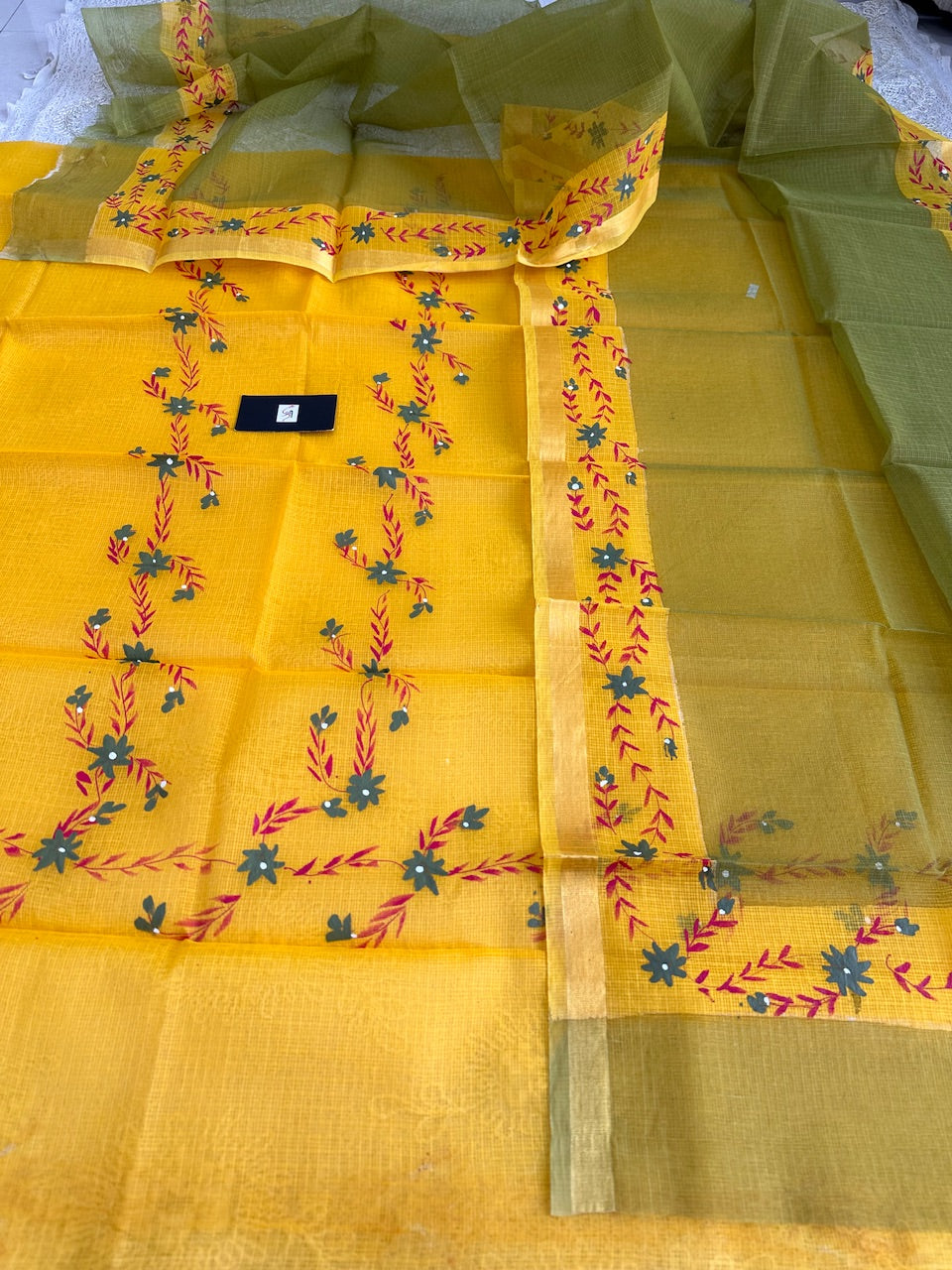 Pure Handpainted Kota Cotton Doria Top N Dupatta (Suit)