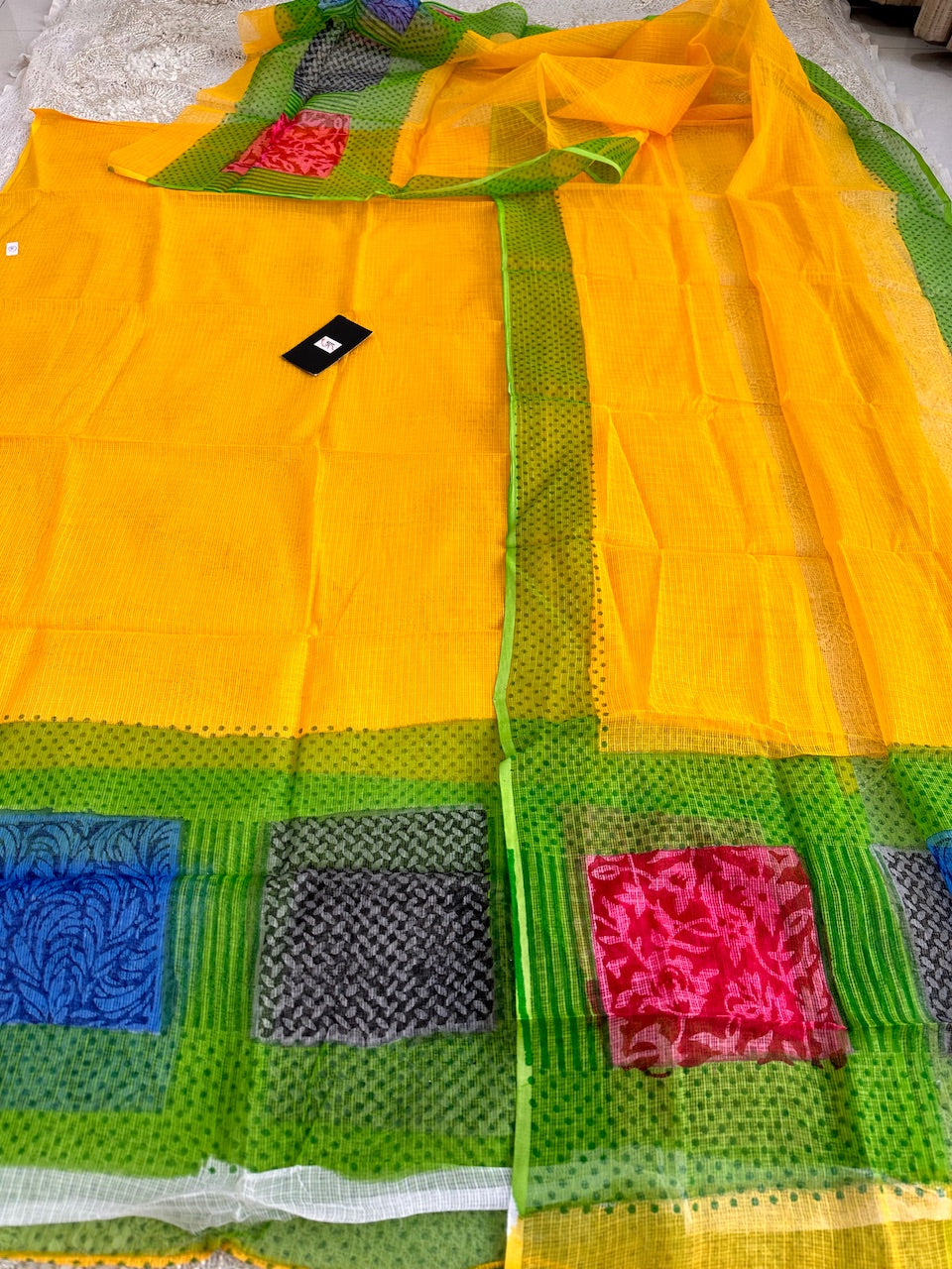 Pure HandBlock Printed Kota Cotton Doria Top N Dupatta (Suit)