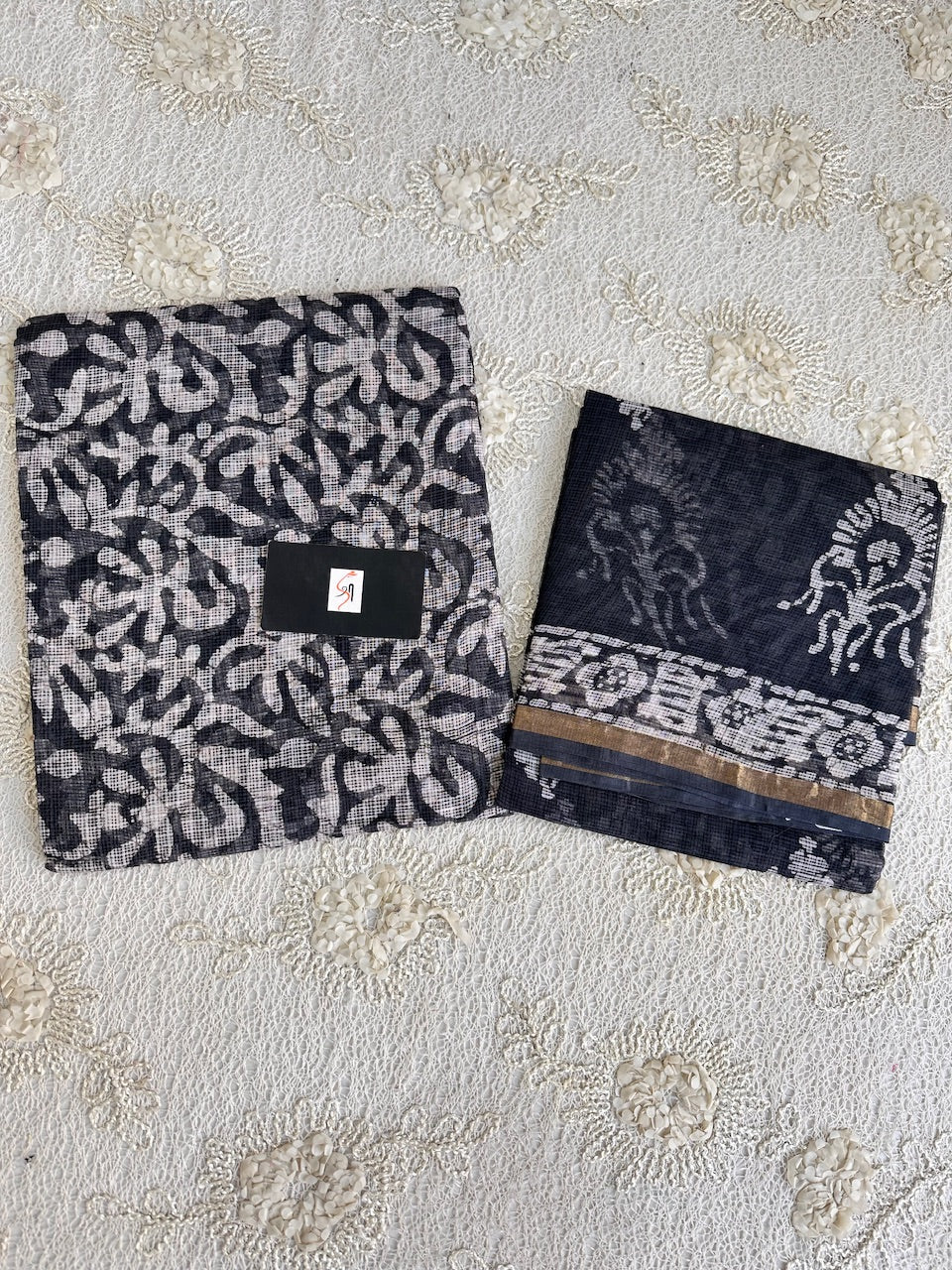 Pure HandBlock Printed Kota Cotton Doria Top N Dupatta (Suit)