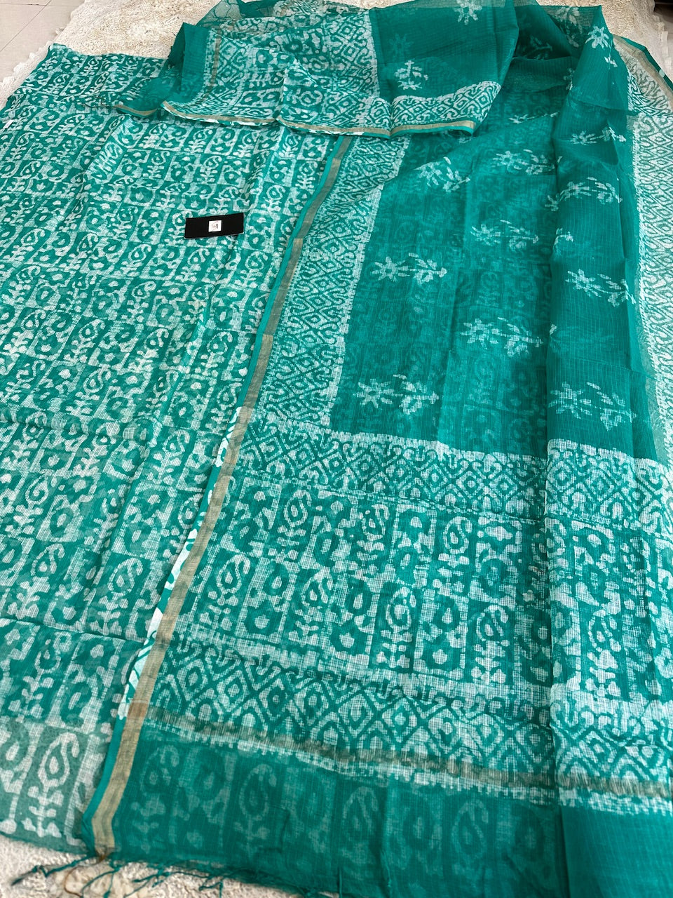 Pure HandBlock Printed Kota Cotton Doria Top N Dupatta (Suit)