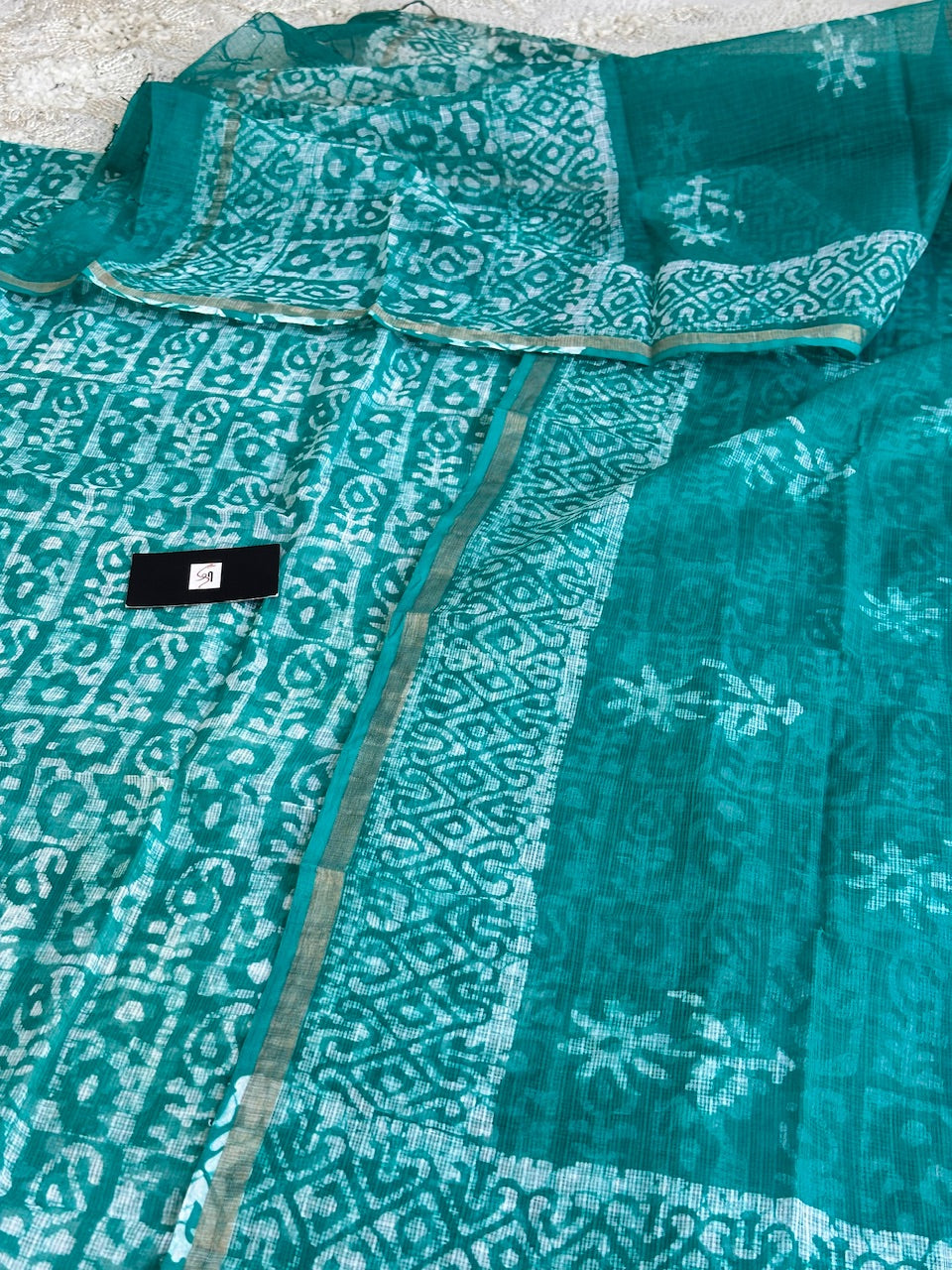 Pure HandBlock Printed Kota Cotton Doria Top N Dupatta (Suit)