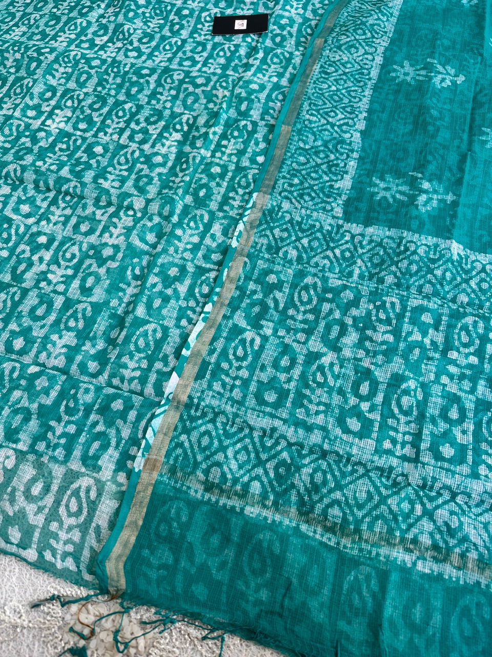 Pure HandBlock Printed Kota Cotton Doria Top N Dupatta (Suit)