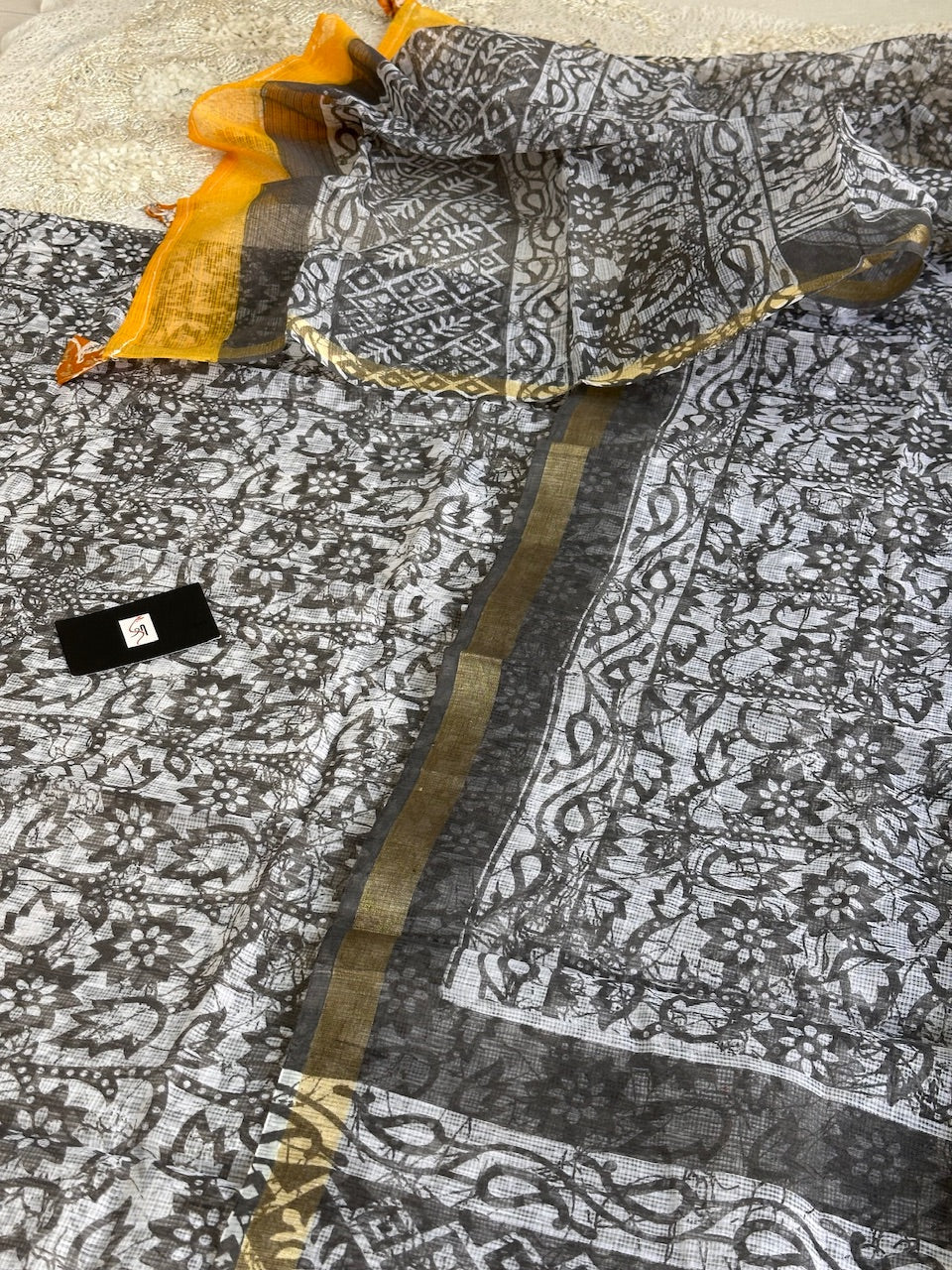 HandBlock Printed Kota Cotton Doria Top N Dupatta (Suit)