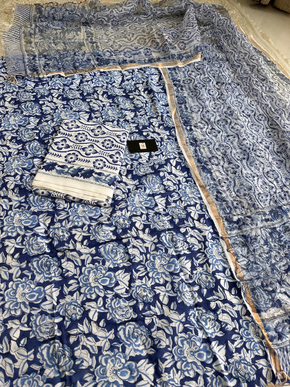 Pure HandBlock Printed Premium Cotton Suit