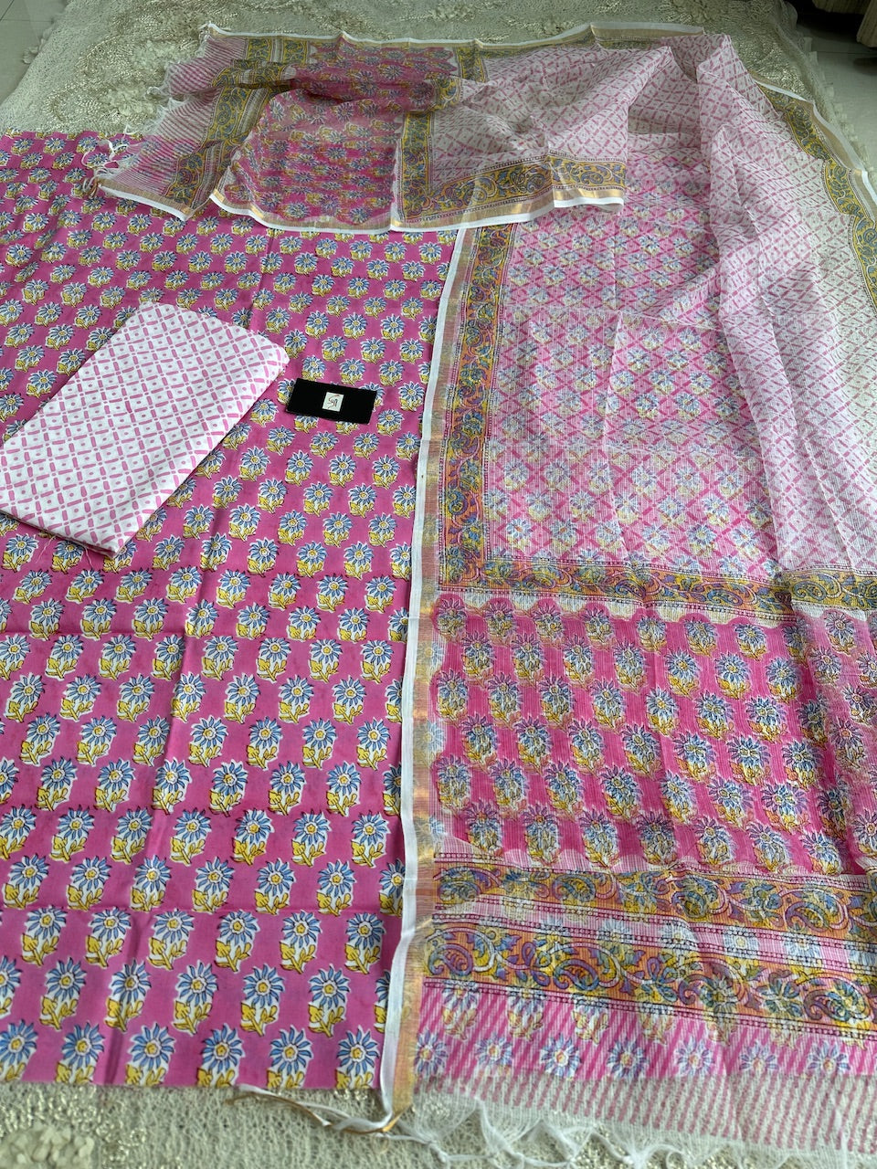 Pure HandBlock Printed Premium Cotton Suit