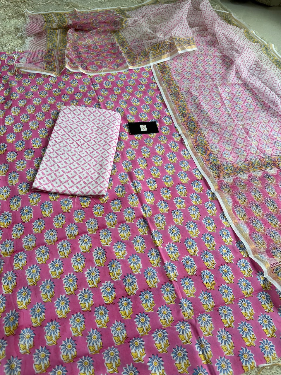 Pure HandBlock Printed Premium Cotton Suit